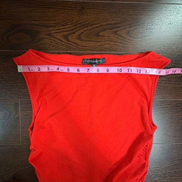 Poppy red mini dress - Picture 3 of 6